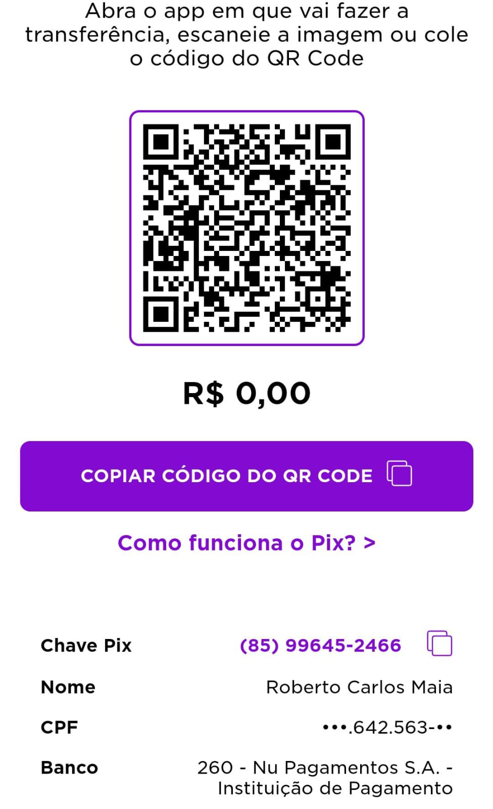SEJA UM PARCEIRO ACESSE O PIX E DOE